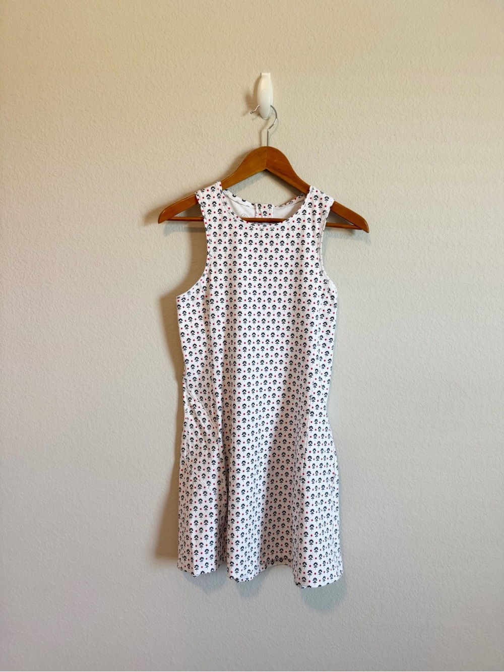 Addison Bay Seaside Floral Patriotic Panama Tennis Athletic Dress Size Medium